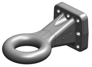 Zaczep oczkowy Ø 90 mm 110x100 DIN GOST 00652710A02