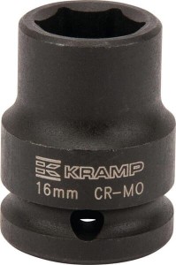 Klucz nasadowy udarowy 6-kt. 1/2", 16 mm 1803524616KR