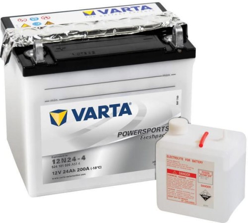 Akumulator 12V 24Ah 200A Powersports Freshpack VARTA 524101020I314PS - Intertraktor
