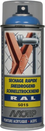 Lakier akrylowy w sprayu, RAL 5015 błękitny 400 ml 07012 - Intertraktor