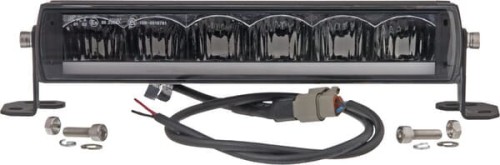 Lampa robocza długa LED, 72W, 3900lm, prostokątna, 12/48V białe, 306x90x57 mm z wtyczką Deutsch 3-pin, światło do jazdy dziennej/światło drogowe Kramp LA10320 - Intertraktor