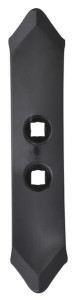 Redliczka 250x53x8 mm obracalna wzmocniona wygięta, 2-otw. pasująca do Universal gopart CP807GP