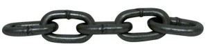 Łańcuch studzienny Ø 10 mm x 40 mm czarny AK100B