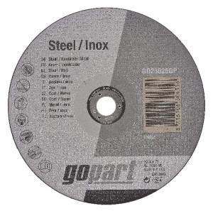 Tarcza do cięcia stal / inox gopart, płaska, 230 x 2,5 mm GD23025GP