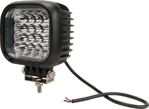Lampa robocza LED, kwadratowa, 48W 4000 lm 10/30V światło skupione Kramp LA10056 - Intertraktor