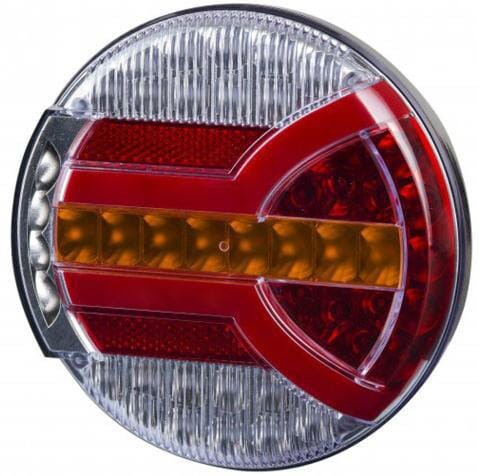 Lampa tylna zespolona LED, okrągła 12/24V LA40065 - Intertraktor