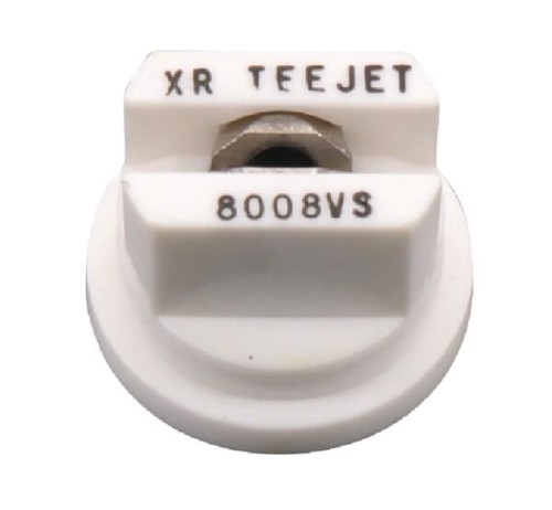 Rozpylacz płaskostrumieniowy XR 80° 08 biały ze stali szlachetnej TeeJet XR8008VS - Intertraktor