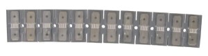 Złącze przewodu izolowane 12-biegunowe 6.3x0.8 mm LA9350KR