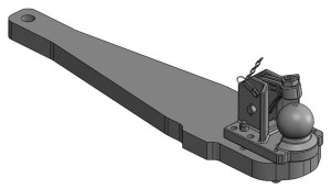 Płyta nośna zaczepu K110 JCB 8250, 8280, 8310 009625120A02