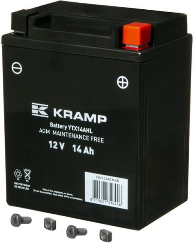 Akumulator 12V 14Ah 200A AGM Kramp 12N143AGMKR - Intertraktor