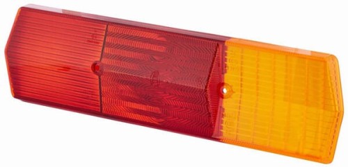 Klosz lampy, pomarańczowy/czerwony, prostokątny tylny/lewy/prawy Hella 9EL092435011 - Intertraktor