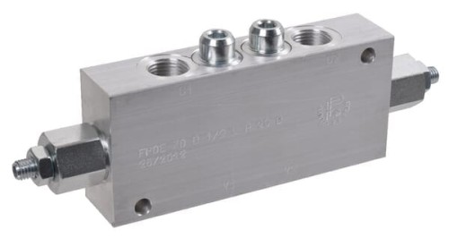 Zawór zwrotny 3/8 z kołnierzem i odpowietrzeniem FPOB50D382F35 - Intertraktor