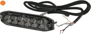 Lampa ostrzegawcza, bursztynowa, 6 LED LA20076
