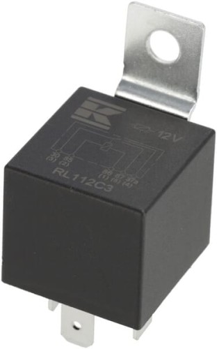 Miniprzekaźnik 12V, przełączanie, 30A/40A, bez uchwytu RL112C3 - Intertraktor