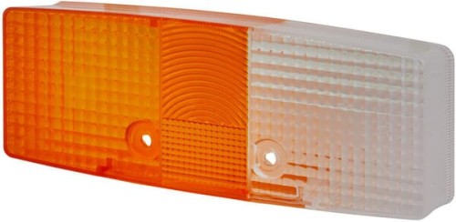 Klosz lampy, pomarańczowy/przezroczysty prostokątny prawy Hella 9EL118705001 - Intertraktor