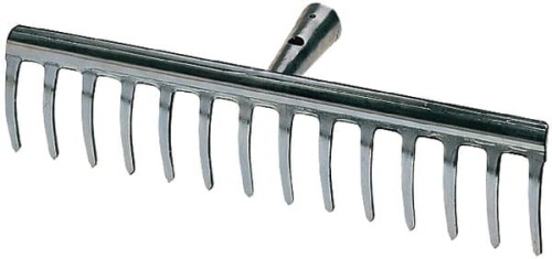 Grabie ogrodowe nieoprawne SHW, 14 zębów ES54613 - Intertraktor