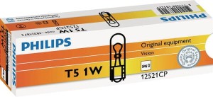 Żarówka 12V 1W WBT5 W2x4.6d GL12521CP