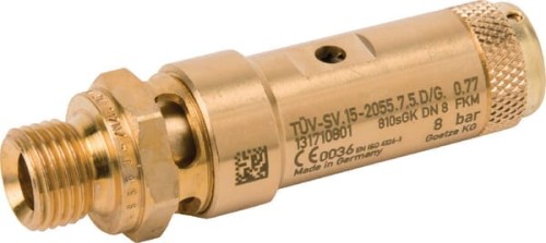 Zawór bezpieczeństwa 1/4" CE 8 bar SV2122G04M08B - Intertraktor