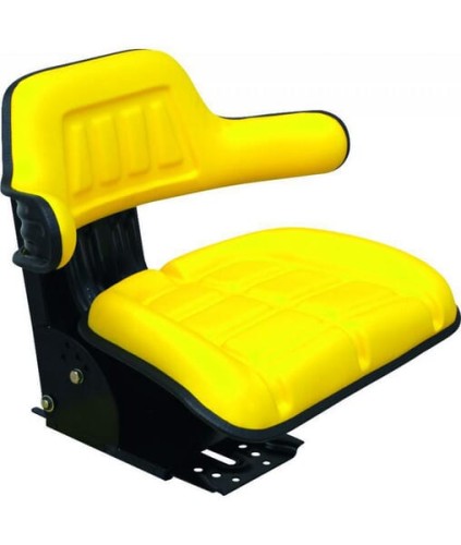 Siedzenie dzielone z amortyzacją mechaniczną, żółte TS25000GP - Intertraktor