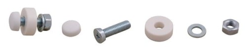 Śruba do tablic rejestracyjnych M6x20 mm NSS620W - Intertraktor