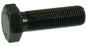 Wkręt z łbem 6-kt. M12x1.25x20 mm kl. 10.9 czarna 9611212520109B
