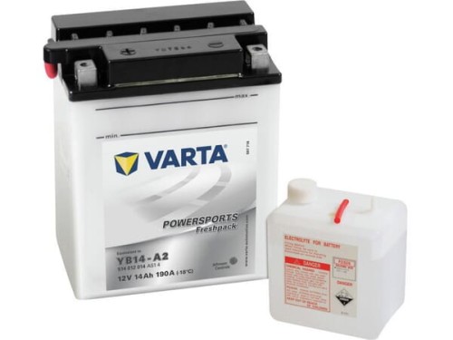 Akumulator 12V 14Ah 190A Powersports Freshpack VARTA 514012019I314PS - Intertraktor