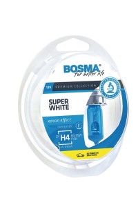 Komplet żarówek H4 Super White, 12 V, 60/55W, P43T 140612605543P2