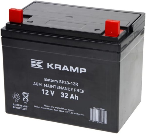 Akumulator 12V 32Ah zamknięty Kramp SBA3212RKR - Intertraktor