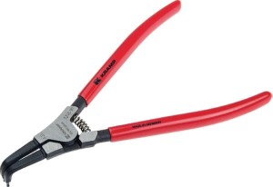 Szczypce do pierścieni zewnętrzne wygięte uchwyt 1 KP, Ø 40-100 mm L-225 mm 1812180225KR
