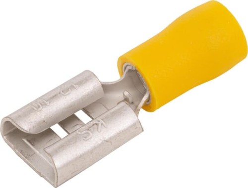 Końcówka przewodu płaska nasadkowa, żeńska, żółta, 4-6 mm² 6.3x0.8 mm 50 szt. Littelfuse LF543 - Intertraktor