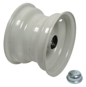 Obręcz koła 8", z łożyskiem i kołpakiem F15508202571K