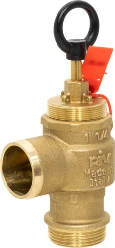 OPALE Zawór bezpieczeństwa sprężynowy - 0.5 bar ustawiony i zaplombowany 1-1/4" RIV089025005008 - Intertraktor