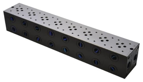 Płyta zaworu Cetop 03 - NG6, MR-38-GZ przyłącze dolne 3/8" MR38GZ - Intertraktor
