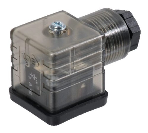 Wtyczka z diodą LED 12/24V DC SPKA132D54T9 - Intertraktor
