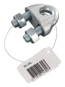 Zacisk do lin ocynk, 16 mm WL16L