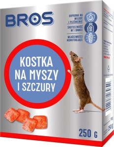Kostka na myszy i szczury Bros 250g 15941700