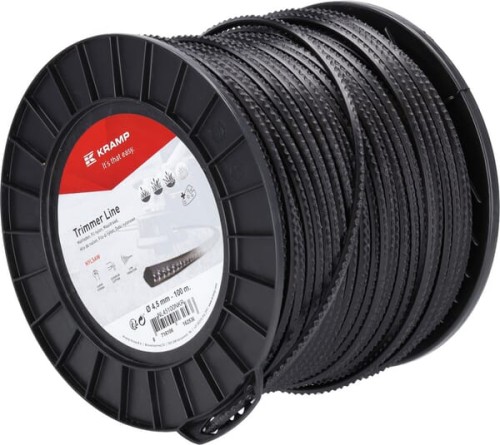 Żyłka tnąca Ø 4.5mm 100m kwadratowa Nylsaw czarna Kramp NL45100NKR - Intertraktor