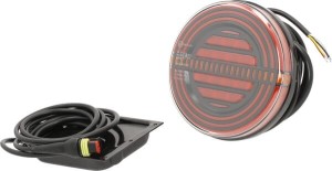 Lampa tylna zespolona LED, okrągła, 12V(zintegrowany opornik) Ø 142 mm Kramp LA40072