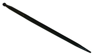 Ząb ładowacza, prosty, profil gwiazda 35x900 mm końcówka szpiczasta z nakrętką M22x1.5 niebieski FST FT21