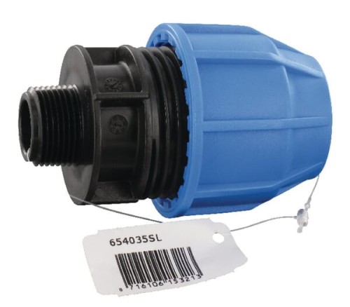 Złączka polietylenowa PE gwint zew. Supreme S16, 32 x ¾" 654035SL - Intertraktor