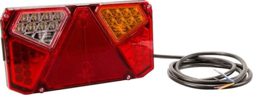 Lampa tylna zespolona LED, prawa, prostokątna, 12/24V Kramp LA40005 - Intertraktor