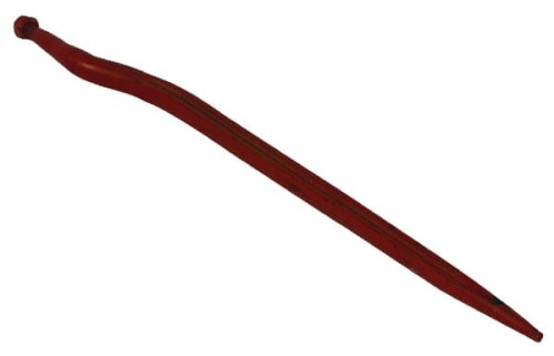 Ząb ładowacza, wygięty: 58 mm profil podwójne T 36x815 mm końcówka szpiczasta z nakrętką M22x1.5 czerwony SHW FT26 - Intertraktor