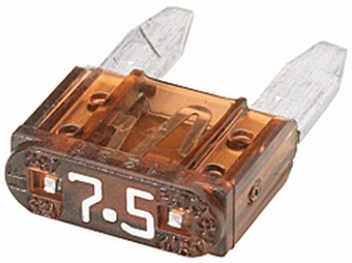 Bezpiecznik płaski Mini, 7.5A L=10.9 mm brązowy op. 50 szt. Hella 8JS728596111 - Intertraktor