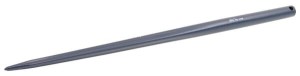 Ząb ładowacza, prosty, profil gwiazda 45x1000 mm końcówka szpiczasta z otworem Ø 17 na kołek sprężysty czarny FST FT486189