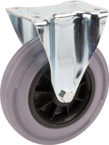 Koła skrętne z czarnymi oponami gumowymi 3478PIR200P63 - Intertraktor