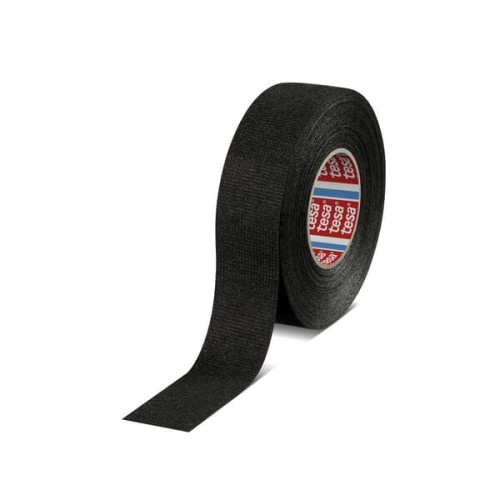 Taśma flizowa z tworzywa PET, czarna, 15 m x 25 mm TesaBAND® T516080000700 - Intertraktor