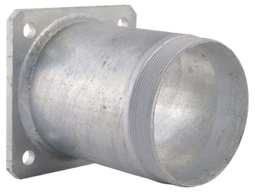 Króciec tylny kołnierzowy, z gwintem zew, Ø 110 mm KGF 4", 4 otwory 53107509110021 - Intertraktor