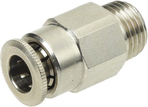 Szybkozłącze proste Ø 6 mm gwint zewnętrzny M10x1 Kramp CLSG6MK101 - Intertraktor