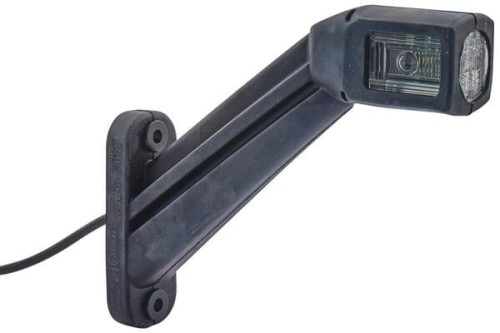 Lampa obrysowa LED, 1.50W 24/12V prawa przykręcana 178x164 mm Quick-link 4 LED Hella 2XS011744081 - Intertraktor
