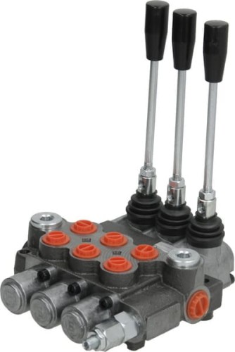 Rozdzielacz hydrauliczny MBV5, 3 sekcyjny A1A1A1(G3/8)KZ1 gopart MBV53001GP - Intertraktor